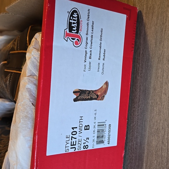 Justin Square Toe Boots - Picture 7 of 7